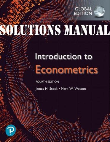 Introduction To Econometrics Solutions International Edition Kindle Editon