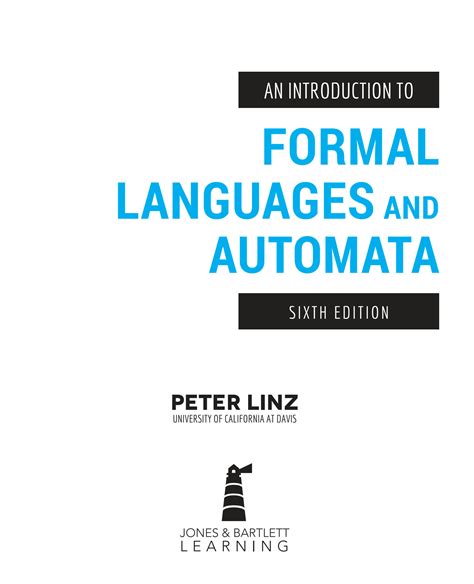 Introduction To Formal Languages Automata Solutions PDF