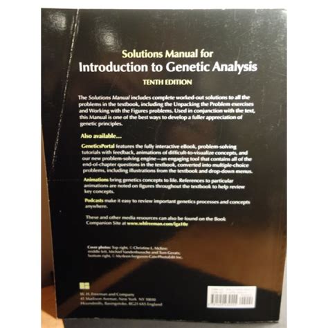 Introduction To Genetic Analysis Solutions Manual Reader