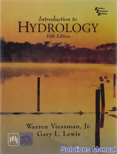 Introduction To Hydrology Viessman Solution Manual Ebook Epub