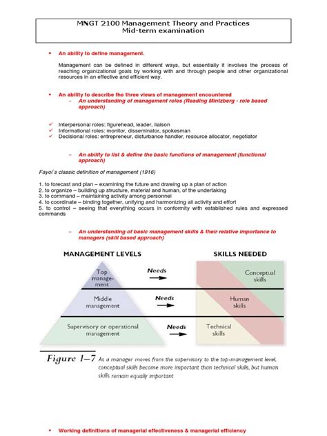 Introduction To Management Midterm Exam With Solutions Kindle Editon