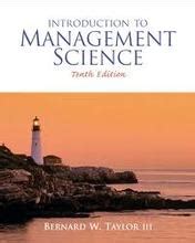 Introduction To Management Science Taylor 10th Edition Solutions Reader