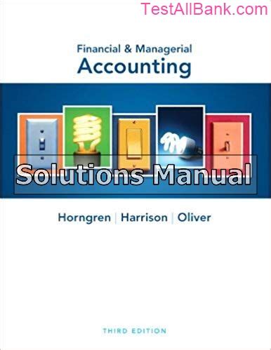 Introduction To Managerial Accounting Horngren Solutions PDF