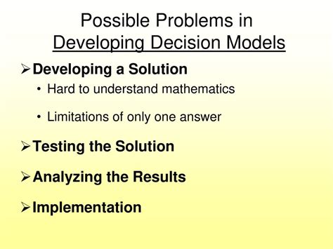 Introduction To Managerial Decision Modeling Problems Solution Reader