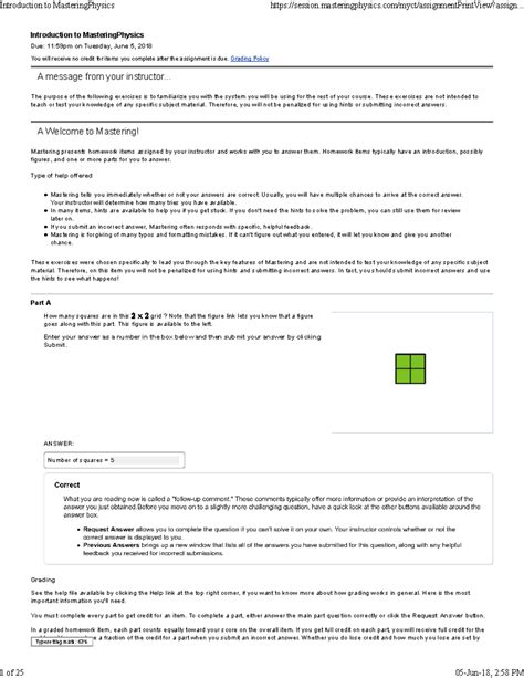 Introduction To Mastering Physics Answers PDF