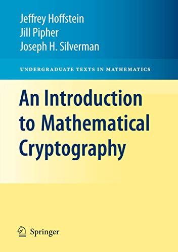 Introduction To Mathematical Cryptography Solutions Epub