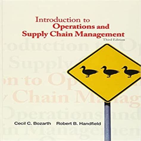 Introduction To Operations And Supply Chain Management 3rd Edition Pdf Download Doc