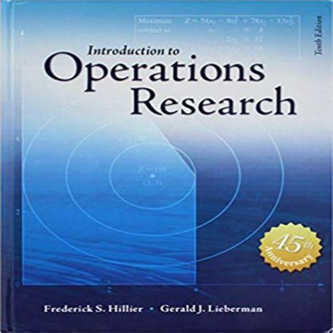 Introduction To Operations Research Hillier Solutions Manual Epub