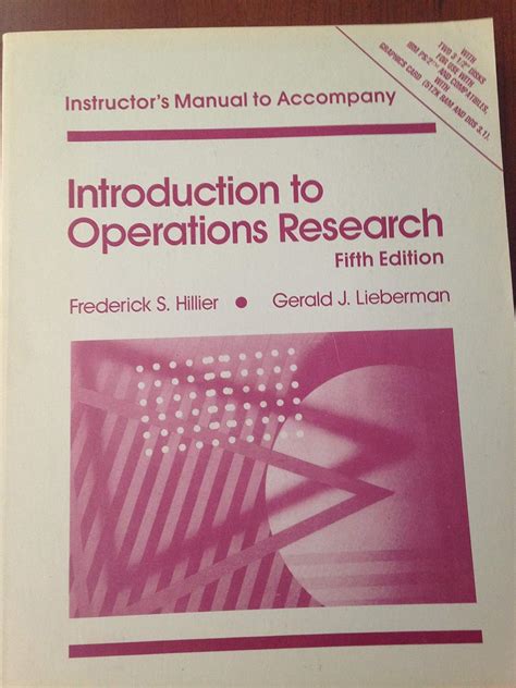 Introduction To Operations Research Solutions Doc