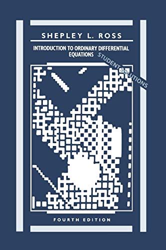 Introduction To Ordinary Differential Equations Student Solutions Doc