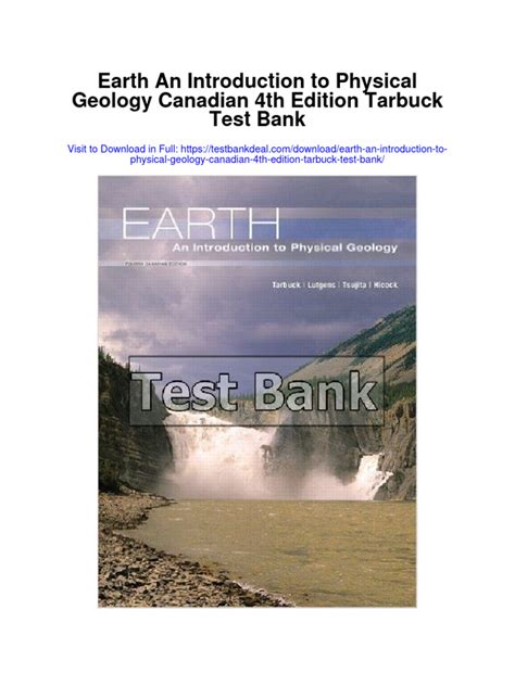 Introduction To Physical Geology Tarbuck Pdf Reader