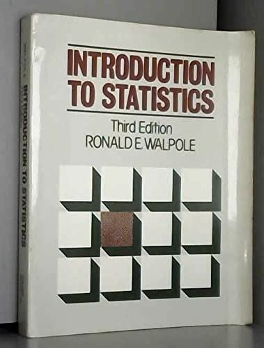 Introduction To Statistics Ronald E Walpole Solutions PDF