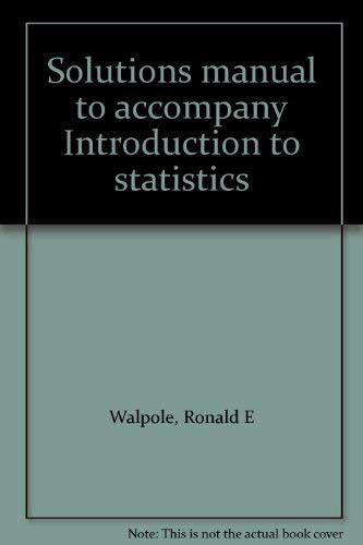 Introduction To Statistics Walpole Solutions Manual Reader
