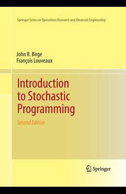 Introduction To Stochastic Programming Solution Manual Kindle Editon