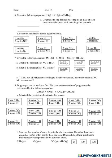 Introduction To Stoichiometry Worksheet Answers Epub