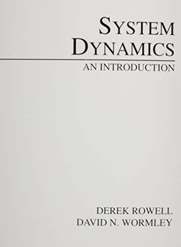 Introduction To System Dynamics Rowell Solution Epub