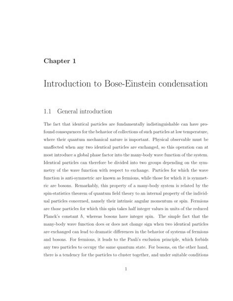 Introduction To The Theory Of Bose Doc