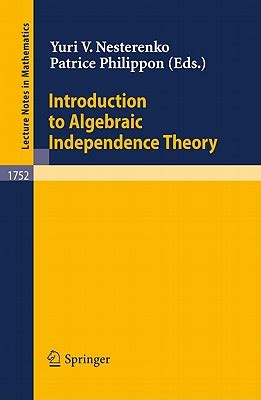 Introduction to Algebraic Independence Theory 1st Edition Epub