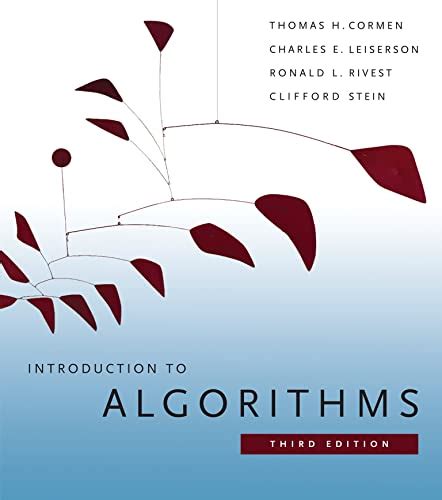 Introduction to Algorithms, Third Edition Ebook Doc