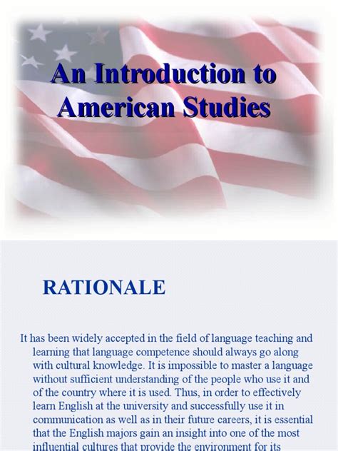 Introduction to American Studies Doc