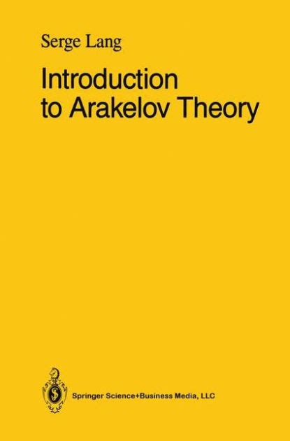 Introduction to Arakelov Theory 1st Edition PDF