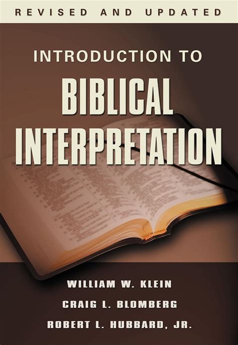 Introduction to Biblical Interpretation Epub