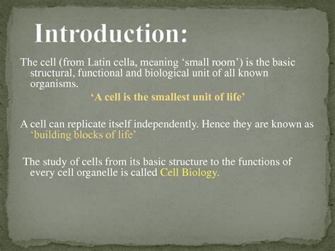 Introduction to Cell Biology Kindle Editon