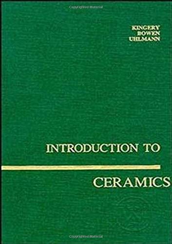 Introduction to Ceramics 2nd Edition Kindle Editon