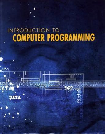 Introduction to Computer Programming with CD rom Starting Out With Visual BasicsNET PDF