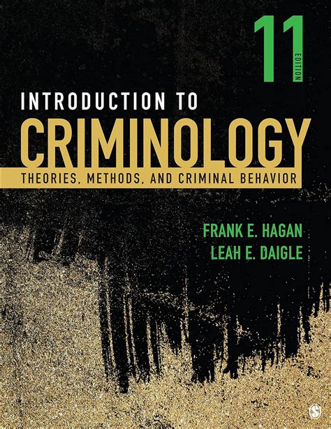 Introduction to Criminology Theories Methods and Criminal Behavior Doc