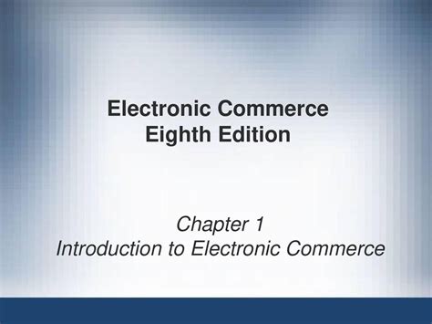 Introduction to Electronic Commerce 2nd Edition Doc