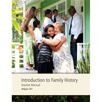 Introduction to Family History Teacher Manual PDF