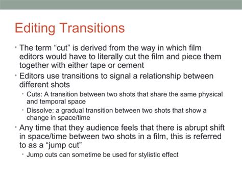 Introduction to Film Editing Doc