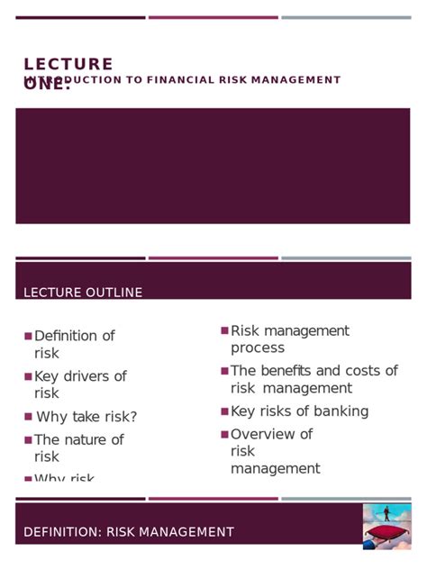 Introduction to Financial Risk Management PDF