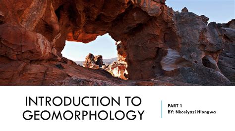 Introduction to Geomorphology Reader