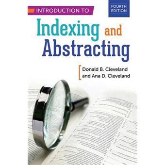 Introduction to Indexing and Abstracting 4th Edition Epub