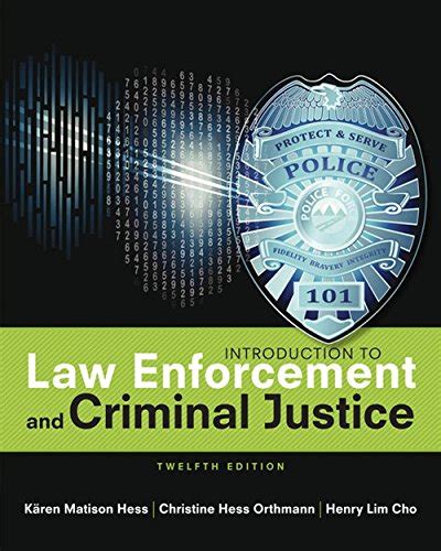 Introduction to Law Enforcement and Criminal Justice MindTap Course List PDF