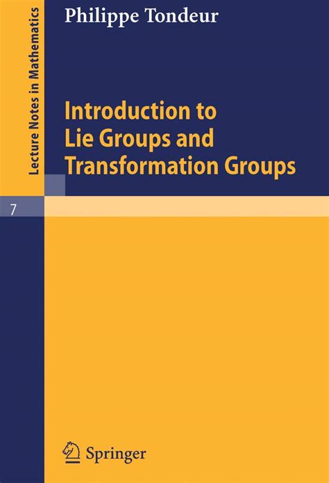 Introduction to Lie Groups and Transformation Groups Doc