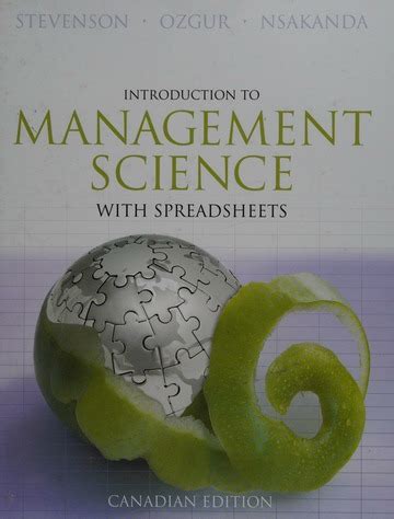 Introduction to Management Science with Spreadsheets Doc