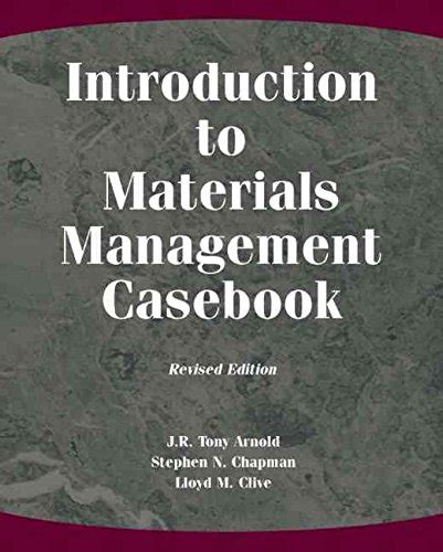 Introduction to Materials Management: Casebook Ebook Doc