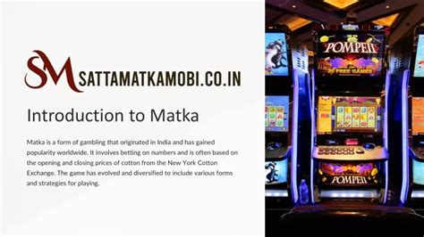 Introduction to Matka Betting