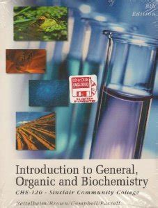 Introduction to Organic and Biochemistry CHE 120 Doc