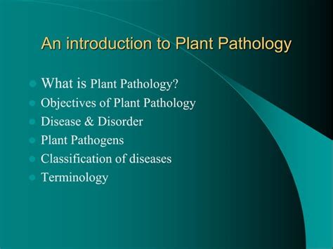 Introduction to Plant Pathology Reader