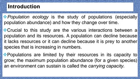 Introduction to Population Ecology Doc