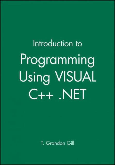 Introduction to Programming Using Visual C++ .NET, MS C++ .net CD Doc