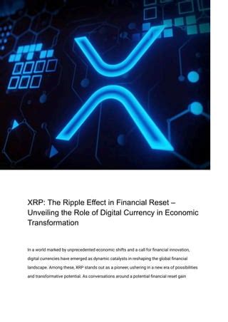 Introduction to Ripple (XRP) and the Global Financial Landscape