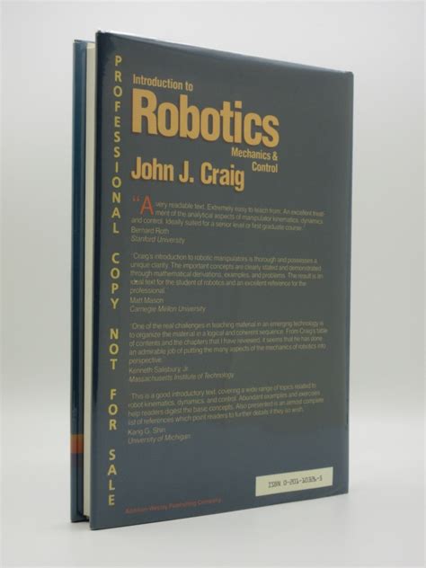 Introduction to Robotics 1st Edition Reader