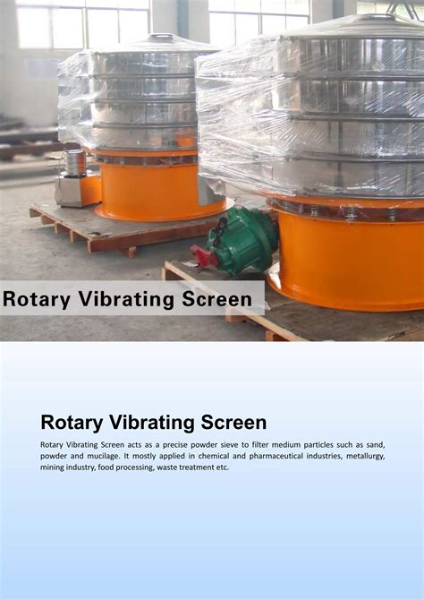 Introduction to Rotary Type Screen Machines