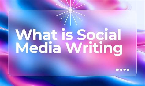 Introduction to Social Media Writing