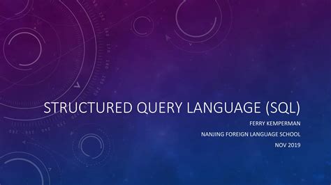 Introduction to Structured Query Language Reader